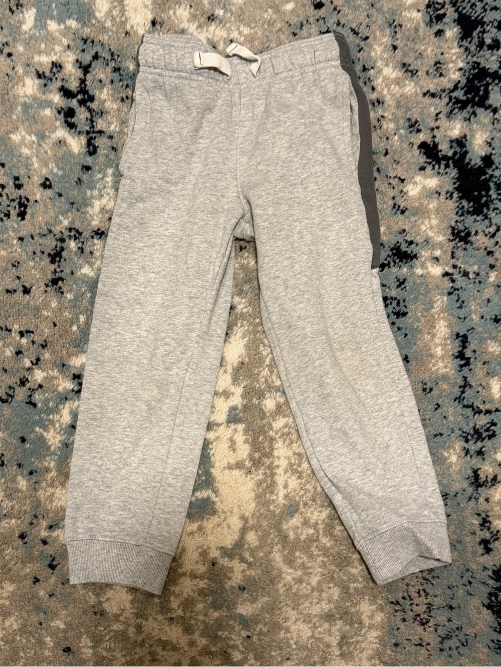 Kids Carters Gray Jogger Sweatpants with Functional Drawstring - size 5/5T